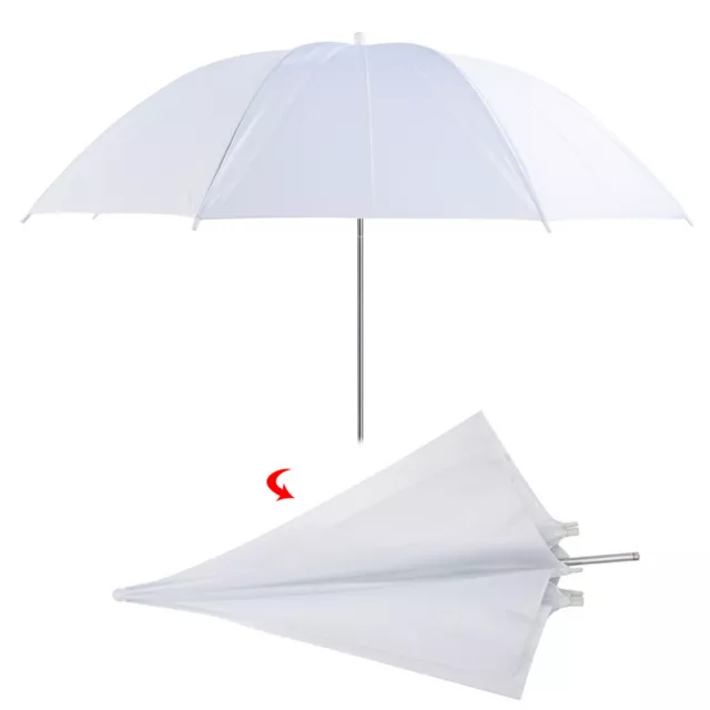 33 Inch Translucent White Soft Umbrella For Photography Studio Flash Light D QCS 3