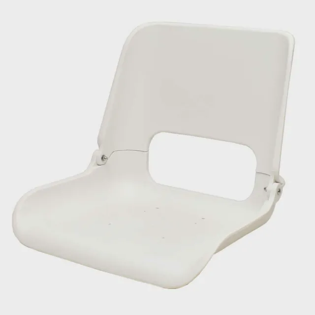 Wise Boat Fold-Down Seat 8WD136LS-717 | White High Back Clam Shell