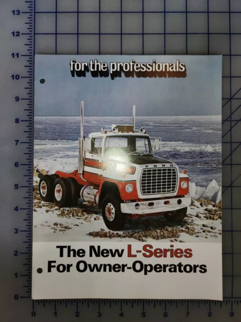 1973 Ford L Series Truck Brochure Folder Original