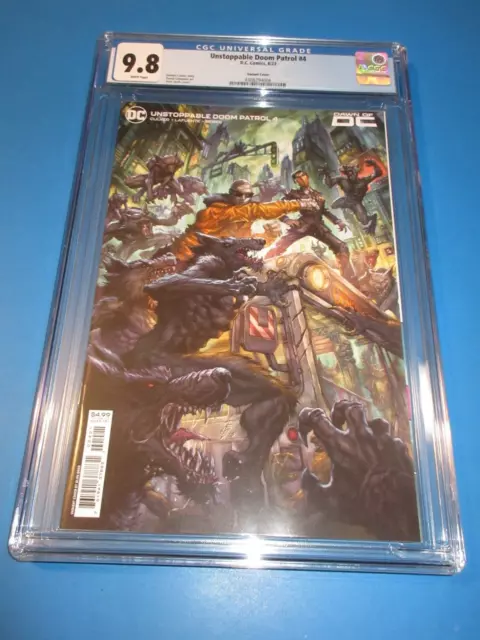 Unstoppable Doom Patrol #4 Quah Variant CGC 9.8 NM/M Gorgeous Gem Wow