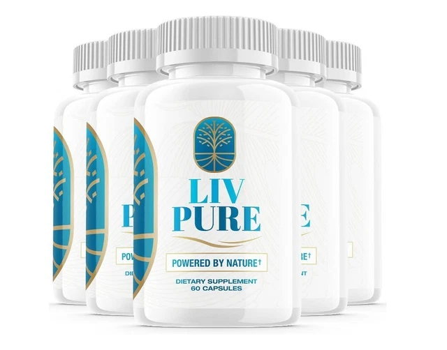 (5 Pack) Liv Pure - Supports Healthy Liver Function - 300 Capsules