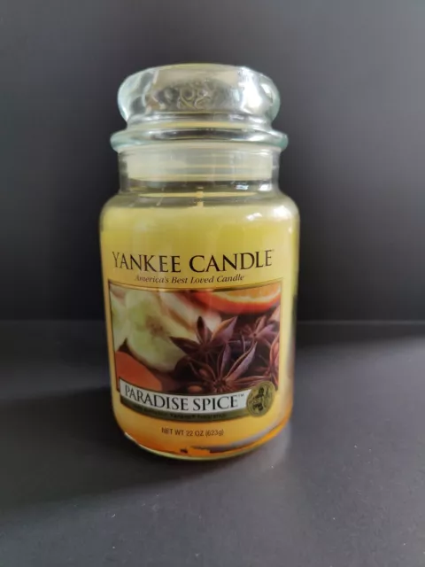 Yankee Candle Paradise Spice Large Jar 22 oz Classic Label - Retired Scent - NEW