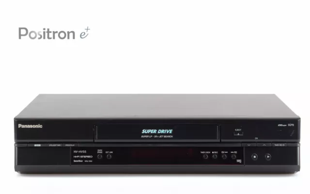 Panasonic NV-HV55 schwarz VHS Videorecorder mit FB / gewartet  [1]