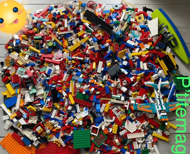 LEGO 0.5-45kg Pièces Grande Vrac Lot Briques Bloques de