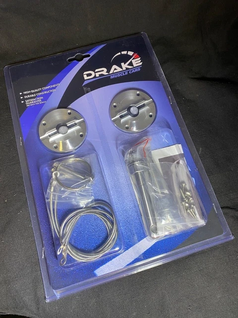 15-23 Mustang Hood pin kit by Drake Muscle Cars. S550 Mustang GT Ecoboost