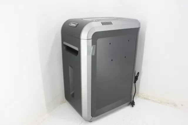 Fellowes 3229901 Portable Crosscut Paper Shredder for Office Home Black Gray