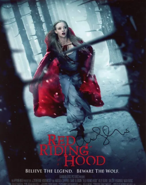 Amanda Seyfried Signed 10x8 Photo Red Riding Hood AFTAL#217 OnlineCOA