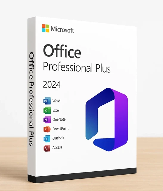 MICROSOFT OFFICE 2024 Professional Plus Lifetime Lizenz 100% Original ...