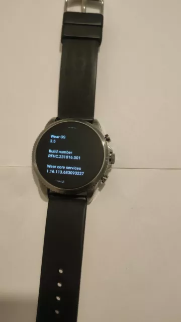 FOSSIL MEN S GEN 6 Grey Stainless Steel Bracelet Smart Watch. FTW4059 Boxed 49.00 PicClick UK