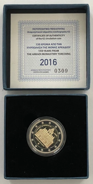 Grece 2016 - 2 Euro Be Proof 2016 - Arkadi - Etat Neuf -