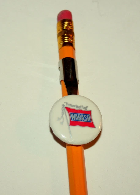 Rare Wabash Rail Lines Railroad Pencil Pocket Holder Clip 1950s NOS New