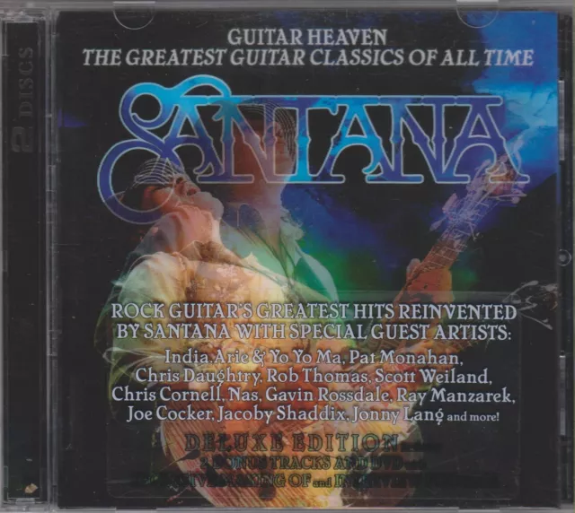 Santana - Guitar Heaven Deluxe Edition CD DVD with Lenticular Cover