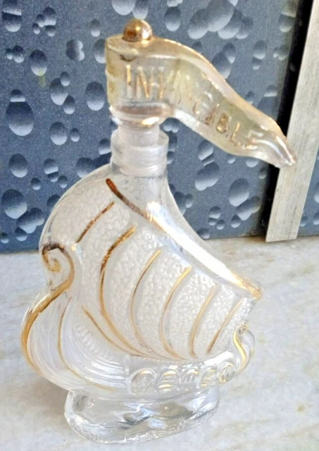 ORIGINAL LARSEN INVINCIBLE Cognac Ship Bottle Decanter w