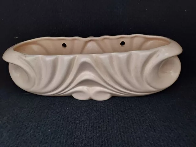 Log vase - Diana Pottery - Sydney - Mid Century - 26cm long