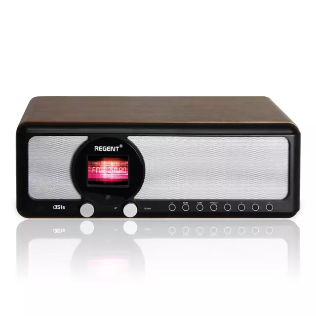 Radio Internet REGENT i351s noyer Wi-Fi DAB+ FM USB Bluetooth Spotify LCD