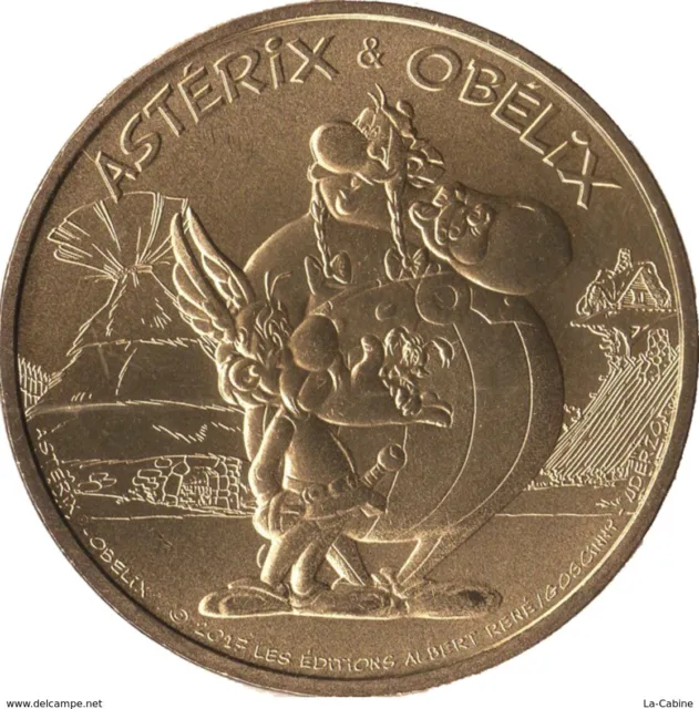 2017 Asterix  Gaul Token Monnaie Of Paris - Obelix & Tiny Dog Idefix