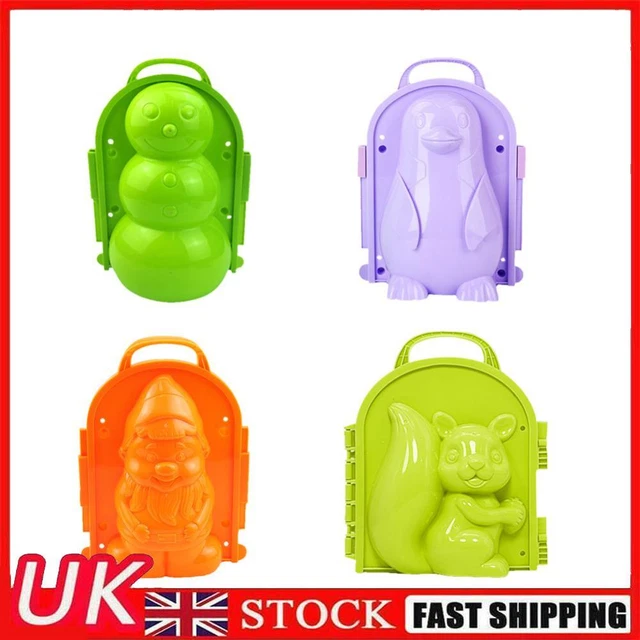Winter Plastic Snowball Maker Clip Kids Children Outdoor Play Snow Ball Mold Toy