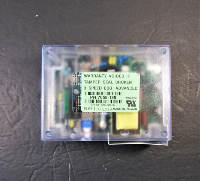 Placa de circuito de caja de control de estufa de pellets, HHT, 3 velocidades ECO Advanced, SRV7058-188