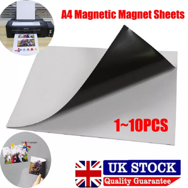 Fast delivery 10Pcs Magnetic Printing Paper Inkjet Printable Photo Paper Sheet  Magnet For Crafts Spellbinder Refridge Sticker