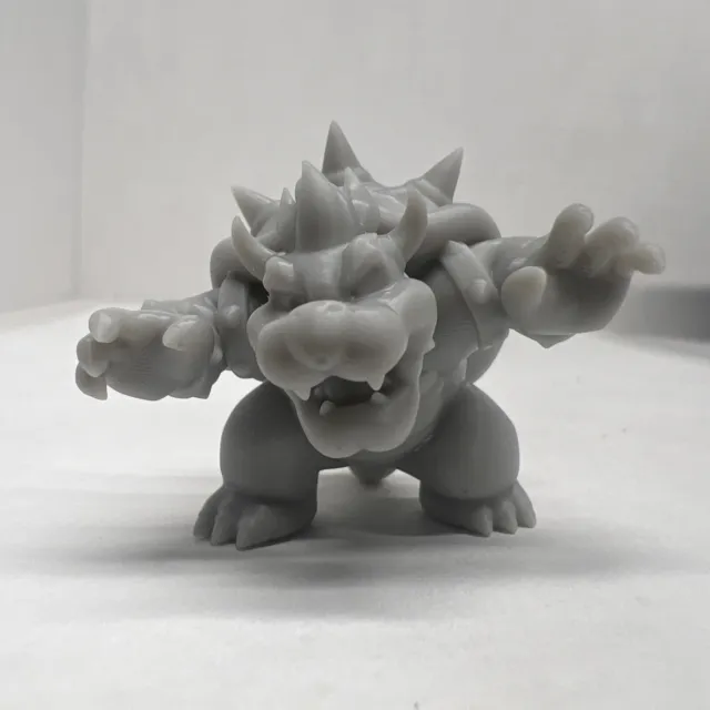 1/64 Scale Bowser 3D Printed Unpainted, Perfect For Diorama, Hot Wheels Matchbox