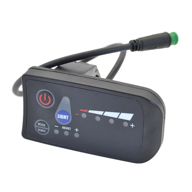 PANNELLO DI CONTROLLO display LCD 6 pin per scooter bici elettrica EN06