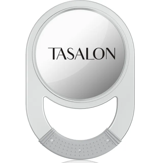 TASALON Unbreakable Barber Mirror-Round Hand Held Mirror,Hanging Handheld Mirior