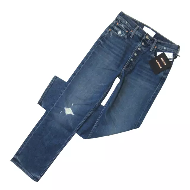 MOTHER The Pixie Swooner Ankle Fray Jeans