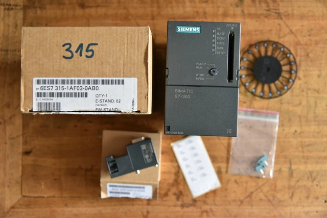 SIEMENS SIMATIC S7-300 CPU 315 inclusive SIMATIC DP BUS-Anschlussstecker NEU!