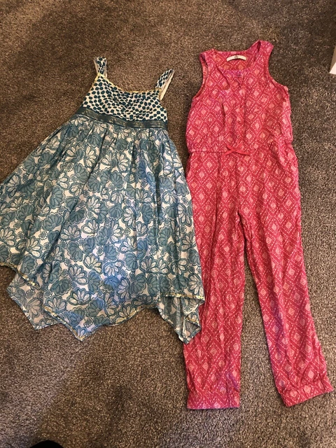 Girls spring summer bundle age 5-6 years M&S jumpsuit Monsoon dress