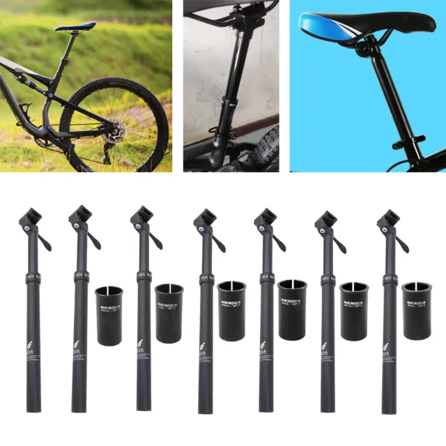 Bike Dropper Seatpost Adjustable Hydraulic MTB Road Bicycle Seat Post Parts