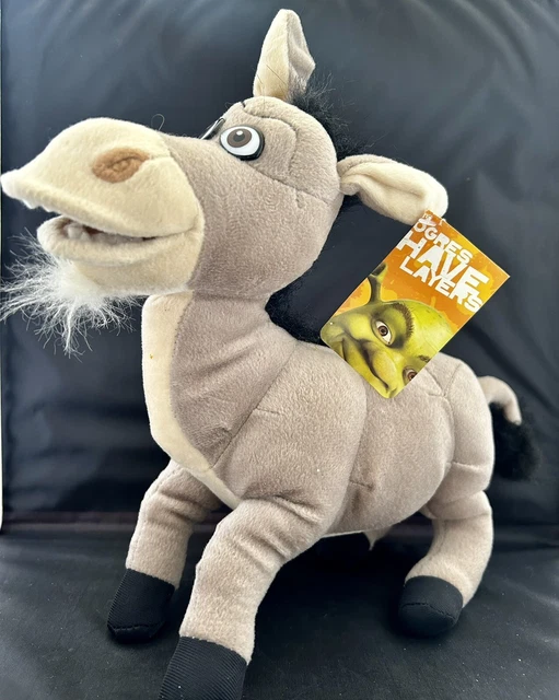 NEW SHREK 2 Dreamworks 2004 by Gosh Donkey Plush 14” Soft Toy Tag £10. ...