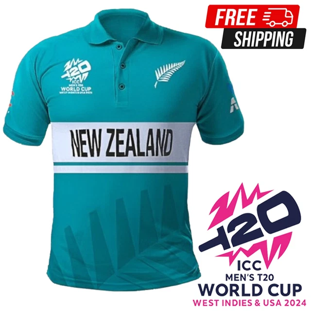 ICC MEN'S T20 Cricket World Cup New zealand Men's Jersey WEST INDIES
