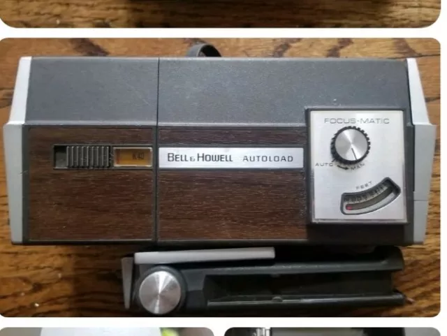 Bell Howell FilmSound 8 Movie Camera Model 442 with Film