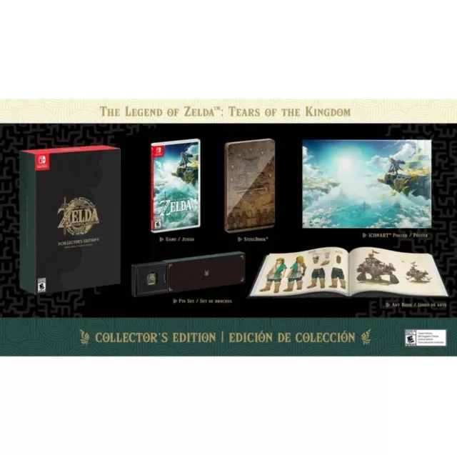 Legend Of Zelda Tears Of The Kingdom Collectors Edition (Nintendo ...