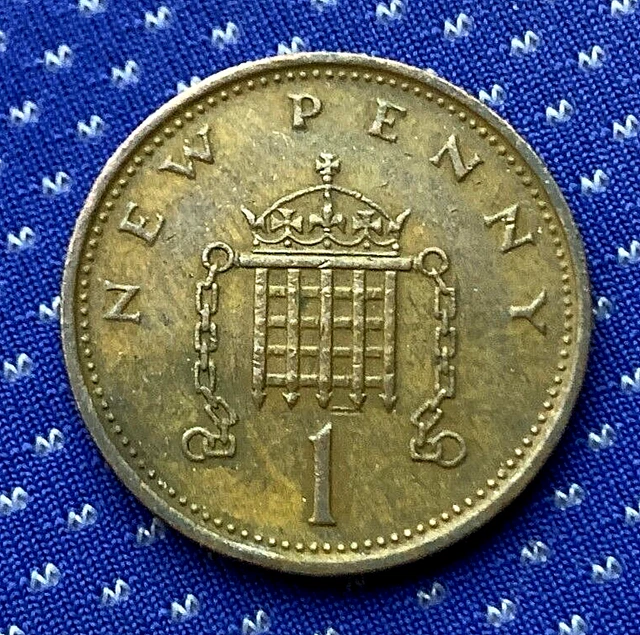 1979 UK 1 New Penny Coin   #X344
