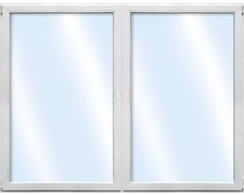 Kunststofffenster 2-flg. ARON Basic weiß 1150x550 mm