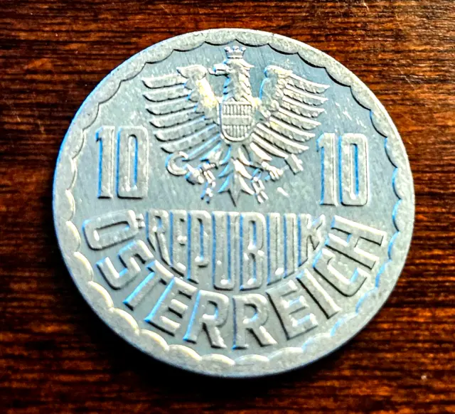 1984 Austria 10 Groschen Coin KM#2878 Ungraded