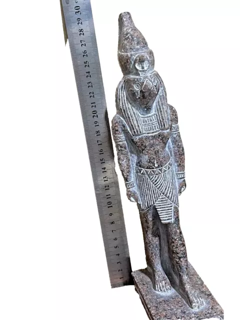Ägyptischer Gott HORUS Falke, handgefertigte Statue aus luxuriösem... 2