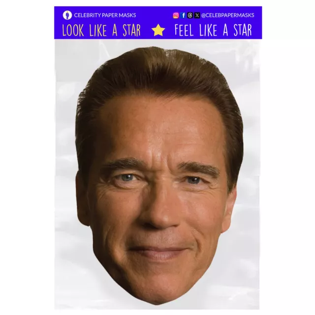 Arnold Schwarzenegger Masks The Terminator Celebrity Face Mask Actor