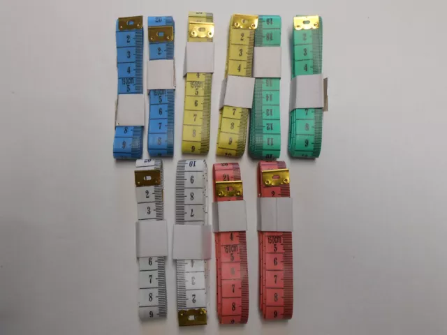Schneidermaßband 1,50m 2 Stück verschiedene Farben (0,55€/Stück)