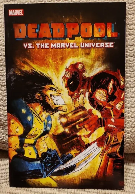 Deadpool VS The Marvel Universe Marvel Comics TPB Paperback Wolverine Pristine