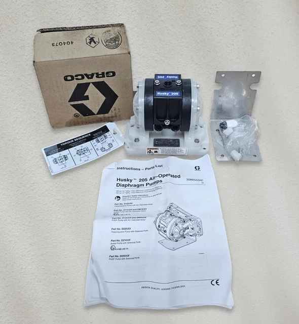 Graco D12091 Husky 205 Pump "New"  Free Shipping