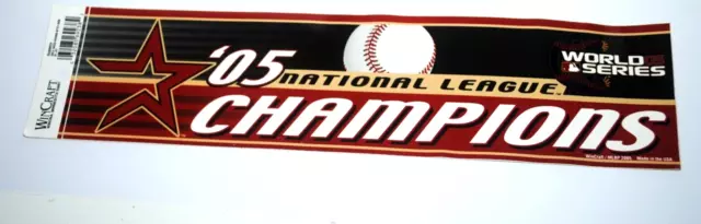 2005 World Series bumper sticker, Houston Astros National League Champions