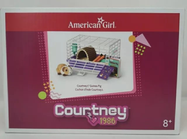 NEW American Girl Courtney Guinea Pig Parsley Pet Carrots SEALED BOX!!!