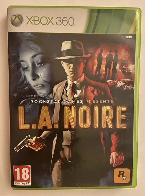 Jeu L.A. Noire Xbox 360 Version PAL - Très Bon état (boîte Et Notice) - Jeu D'enquête