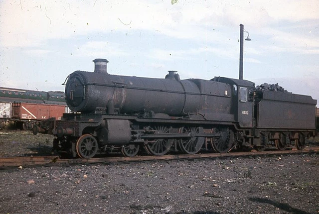 ORIGINAL COLOUR SLIDE of 6823 WR Grange class steam loco £1.99 ...
