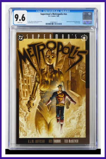 Superman's Metropolis #nn CGC Graded 9.6 DC 1996 White Pages Comic Book.