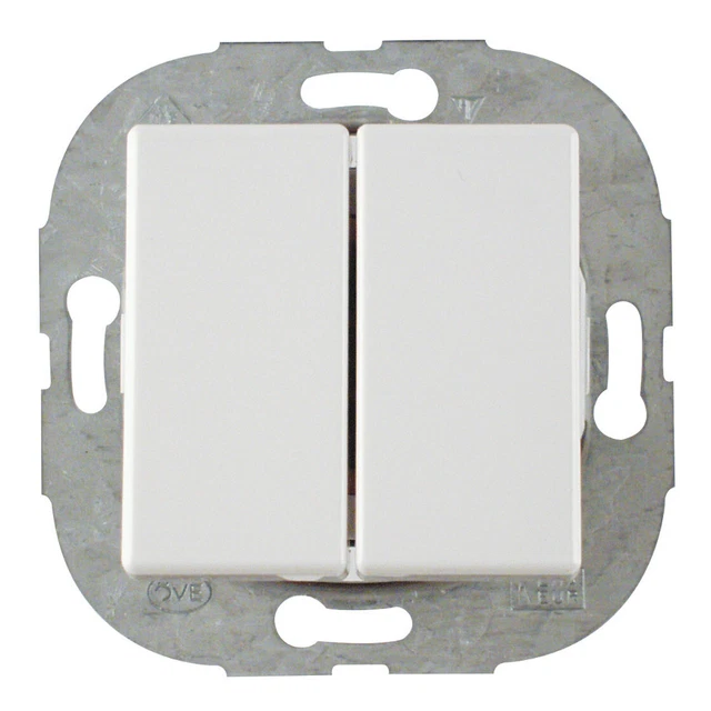 Rev Ritter Standard Quadro Serienschalter + 1-Fach Rahmen