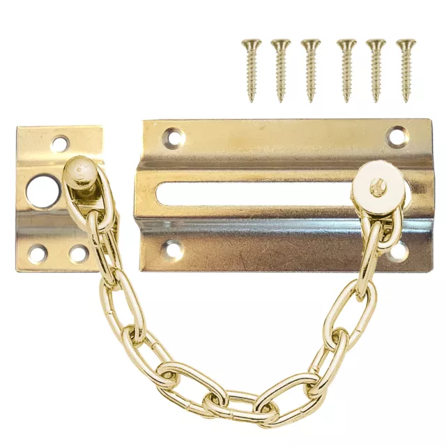 Door Chain Security Lock For Heavy Duty Bolt Guard Latch Front Safety Catch