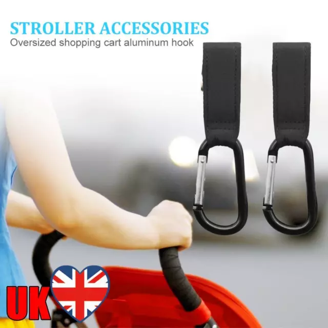 Baby Stroller Hook Metal Wheelchair Shopping Pram Pushchair Hanging Hanger Hooks